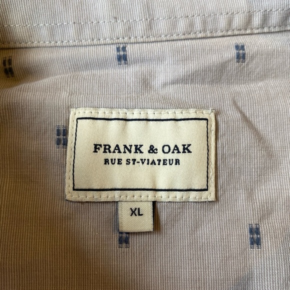 Frank & Oak Button Down Shirt XL No Flaws Gray - Picture 2 of 6